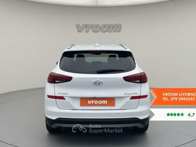 Hyundai Tucson Tucson 1.6 CRDi 136CV 48V DCT Exellence Bianco usata Livorno