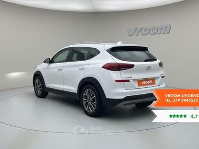 Hyundai Tucson Tucson 1.6 CRDi 136CV 48V DCT Exellence Bianco usata Livorno