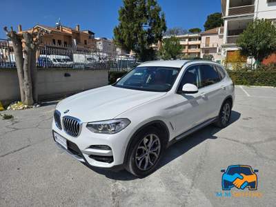 BMW X3 xdrive20d xLine 190cv auto my19 Bianco usata Civitanova Marche