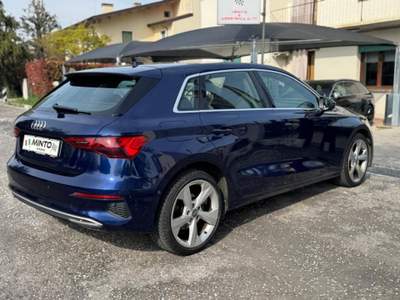 Audi A3 SPB 35 TDI S tronic Sport Blu/Azzurro usata Mirano