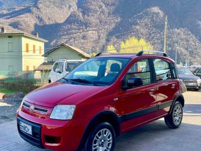 Fiat Panda 4x4 con GANCIO TRAINO ASPORTABILE Rosso usata Ardenno