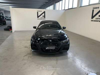 BMW Serie 4 440d D 48V XDRIVE CABRIO MSPORT PRO Nero usata Megliadino San Vitale
