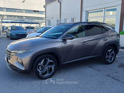 Hyundai Tucson 1.6 HEV 4wd 230cv Exellence Auto Marrone usata Veggiano