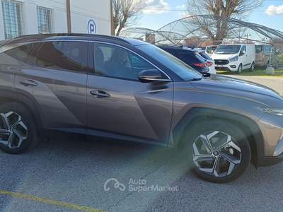 Hyundai Tucson 1.6 HEV 4wd 230cv Exellence Auto Marrone usata Veggiano