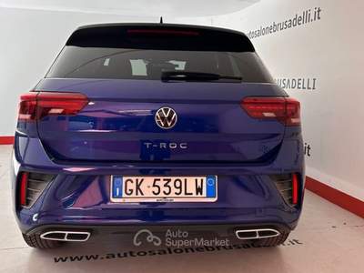 Volkswagen T-Roc 2.0 TDI SCR R-Line DSG Blu/Azzurro usata Galbiate