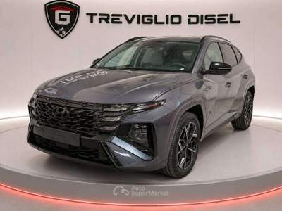 Hyundai Tucson 1.6 hev NLine 239cv KM ZERO PRONTA CONSEGNA Grigio usata Romano di Lombardia