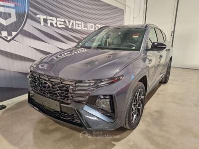 Hyundai Tucson 1.6 hev NLine 239cv KM ZERO PRONTA CONSEGNA Grigio usata Romano di Lombardia