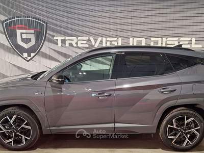 Hyundai Tucson 1.6 hev NLine 239cv KM ZERO PRONTA CONSEGNA Grigio usata Romano di Lombardia