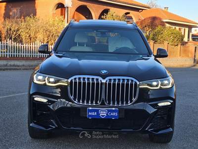 BMW X7 xDrive30d INDIVIDUAL COMPOSITION 6POSTI Nero usata Caresanablot