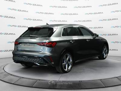 Audi A3 TDI 110 kW S tronic S line Edition *TETTO, 18", MATRIX, PROMO AZZURRA* Grigio usata Suzzara