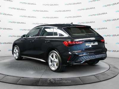 Audi A3 SPB 35 TFSI S line edition 150CV S-tronic *TETTO, 18", MATRIX, PROMO AZZURRA* Nero usata Suzzara