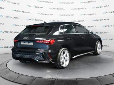 Audi A3 SPB 35 TFSI S line edition 150CV S-tronic *TETTO, 18", MATRIX, PROMO AZZURRA* Nero usata Suzzara