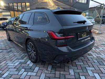 BMW Serie 3 320d d 48V Touring Msport Grigio usata Zero Branco