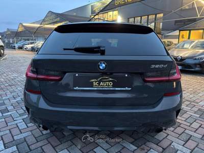 BMW Serie 3 320d d 48V Touring Msport Grigio usata Zero Branco