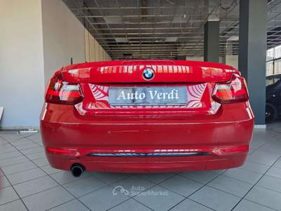BMW Serie 2 220i 220 220i Cabrio Sport Rosso usata Cernusco sul Naviglio