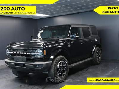 Ford Bronco 2.7 EcoBoost V6 335CV Outer Banks Nero usata Arsiè