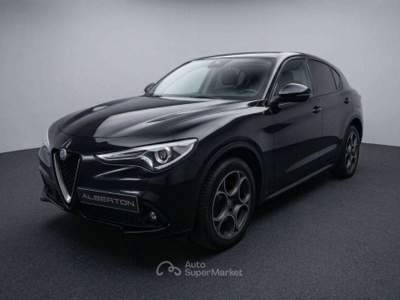 Alfa Romeo Stelvio 2.2 Turbodiesel 210 CV AT8 Q4 Super Pack Veloce Nero usata Castello di Godego