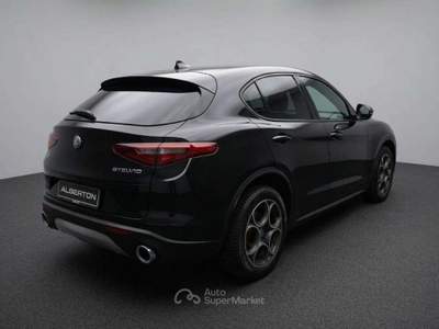 Alfa Romeo Stelvio 2.2 Turbodiesel 210 CV AT8 Q4 Super Pack Veloce Nero usata Castello di Godego