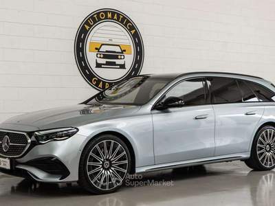 Mercedes-Benz Classe E d 4Matic AMG Premium Plus IVA GANCIO TETTO Argento usata San Zeno Naviglio