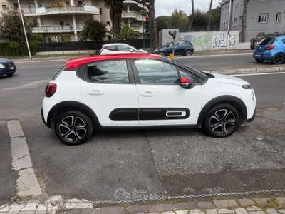 Citroen C3 83cv Benzina 5 porte Shine Navi bicolor pdc Bianco usata Roma