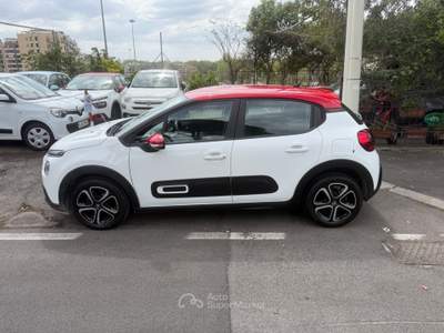 Citroen C3 83cv Benzina 5 porte Shine Navi bicolor pdc Bianco usata Roma