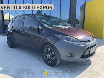 Ford Fiesta 1.4 TDCi 70CV 5 porte Titanium VENDITA SOLO EXPORT Rosso usata Pieve di Cento