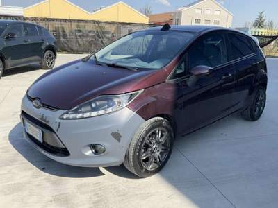 Ford Fiesta 1.4 TDCi 70CV 5 porte Titanium VENDITA SOLO EXPORT Rosso usata Pieve di Cento