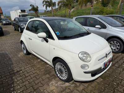 Fiat 500 Fiat 500 1.2 Lounge-tetto panoramico Bianco usata Corleone