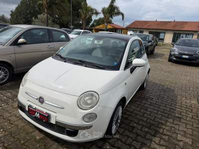 Fiat 500 Fiat 500 1.2 Lounge-tetto panoramico Bianco usata Corleone