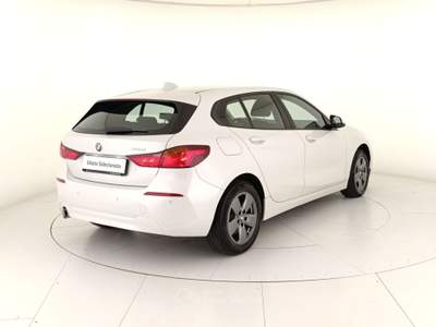 BMW Serie 1 116d 116d business advantage auto Bianco usata Bari
