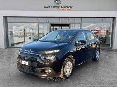 Citroen C3 1.2 puretech Feel 82cv NEOPATENTATI CON CARPLAY Nero usata Latina
