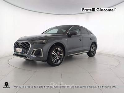 Audi Q5 sportback 50 2.0 tfsi e s line plus quattro s-tronic Grigio usata Milano