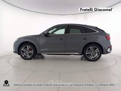 Audi Q5 sportback 50 2.0 tfsi e s line plus quattro s-tronic Grigio usata Milano