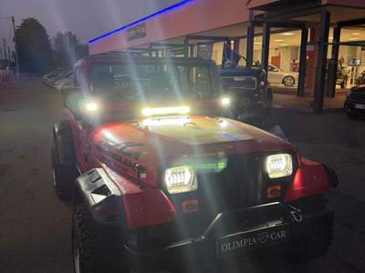 Jeep Wrangler 4x4 trazione integrale con ridotte Rosso usata Ghislarengo