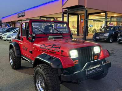 Jeep Wrangler 4x4 trazione integrale con ridotte Rosso usata Ghislarengo