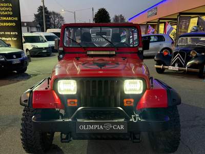 Jeep Wrangler 4x4 trazione integrale con ridotte Rosso usata Ghislarengo
