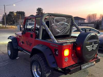 Jeep Wrangler 4x4 trazione integrale con ridotte Rosso usata Ghislarengo