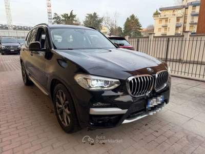 BMW X3 X3 sDrive18d 48V Xline auto Nero usata Sesto San Giovanni