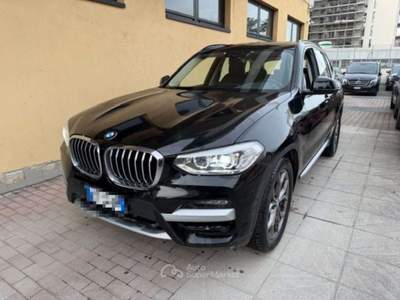 BMW X3 X3 sDrive18d 48V Xline auto Nero usata Sesto San Giovanni