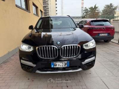 BMW X3 X3 sDrive18d 48V Xline auto Nero usata Sesto San Giovanni
