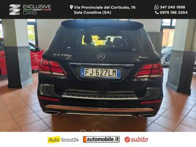 Mercedes-Benz GLE GLE 250 d 4Matic Exclusive Plus Nero usata Sala Consilina