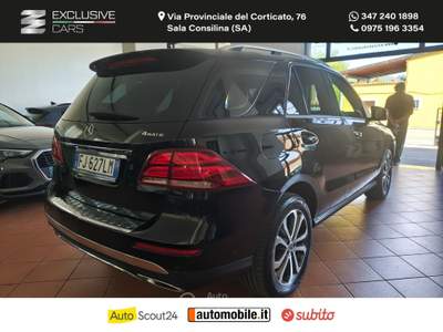 Mercedes-Benz GLE GLE 250 d 4Matic Exclusive Plus Nero usata Sala Consilina