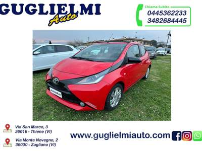 Toyota Aygo 1.0 VVT-i X-WAVE Tetto Apribile Rosso usata Montecchio Precalcino