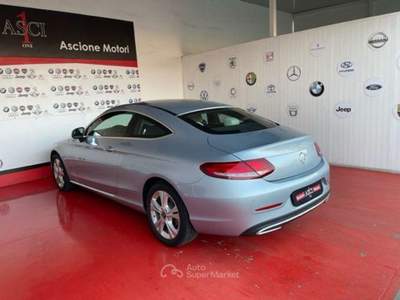 Mercedes-Benz Classe C C 250d Automatic Coupé Premium Argento usata CASTEL VOLTURNO