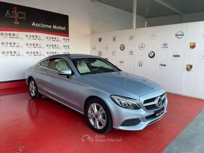 Mercedes-Benz Classe C C 250d Automatic Coupé Premium Argento usata CASTEL VOLTURNO