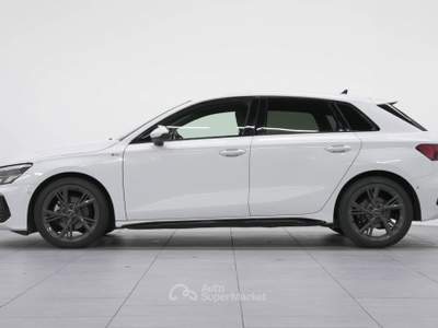 Audi A3 Sportback 2.0 TDI Stronic Sline Bianco usata Cantù