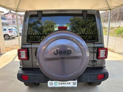 Jeep Wrangler Unlimited 2.2 Mjt II Sahara TETTO/CABRIO 6-DTEMP Grigio usata Pavia