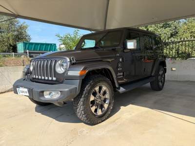 Jeep Wrangler Unlimited 2.2 Mjt II Sahara TETTO/CABRIO 6-DTEMP Grigio usata Pavia