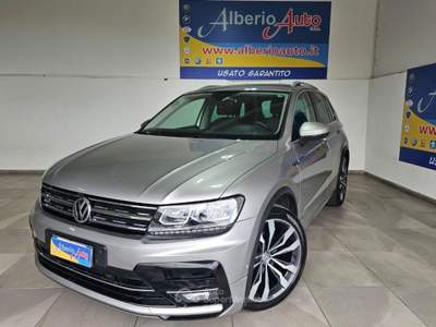 Volkswagen Tiguan 2.0 TDI SCR DSG Sport R-line BlueMotion Technology Argento usata ADRANO