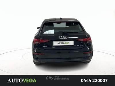 Audi A3 sportback 35 1.5 tfsi mhev business s-tronic Nero usata Vicenza